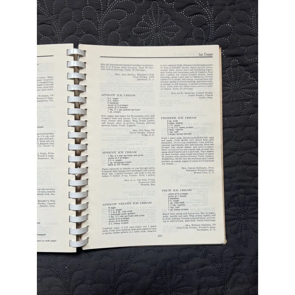VTG Favorite Recipes Of Presbyterian Women 1968 Desserts W/Party Beverages Home